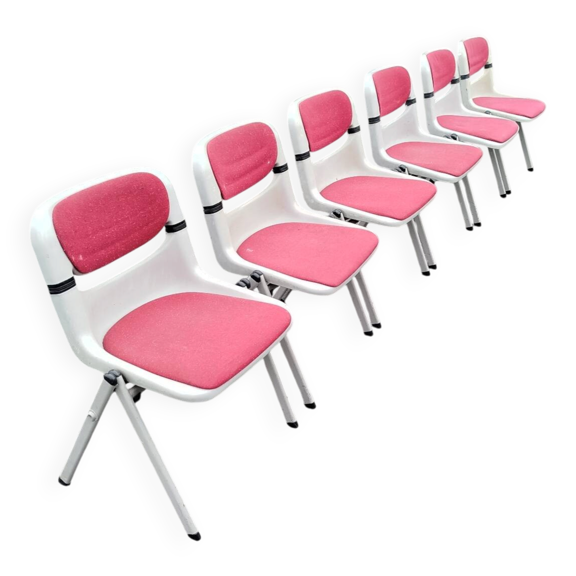 Lot of 6 designer chairs by Emilio Ambasz and Giancarlo Piretti for Openark.