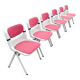 Lot of 6 designer chairs by Emilio Ambasz and Giancarlo Piretti for Openark.