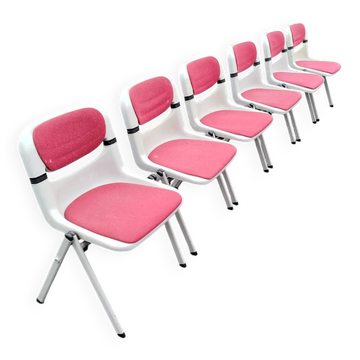 Lot 6 chaises designer dorsal emilio ambasz giancarlo piretti openark