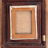 Oil on canvas by Henri Bonhotal - floral still life