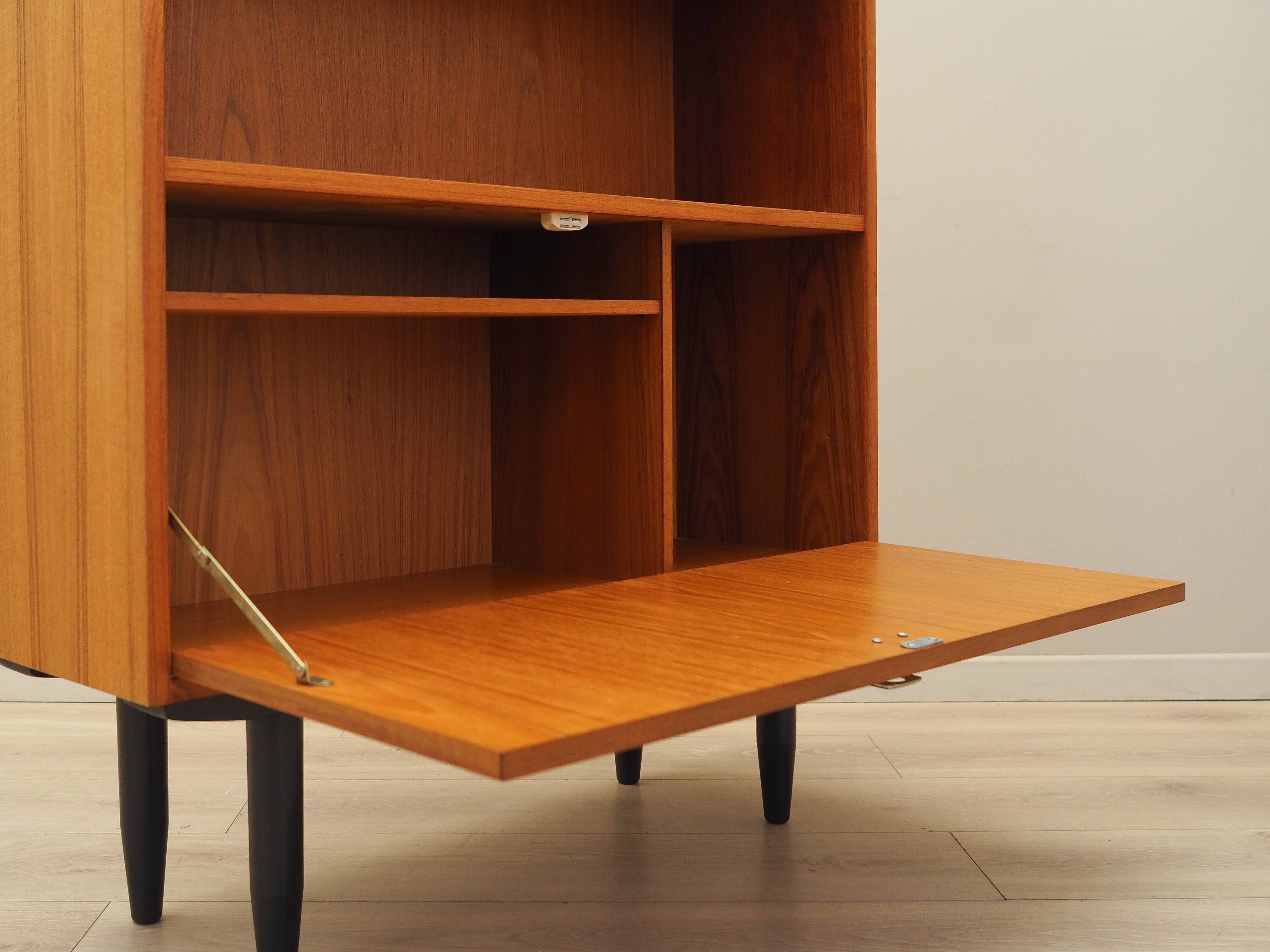 Teak bookcase, Danish design, 1960s, production: Denmark