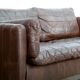 Mid-century patchwork leather sofa in the style of De Sede, 1970s