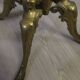 Standing coat rack in italian marble and vintage bronze from the 1960s