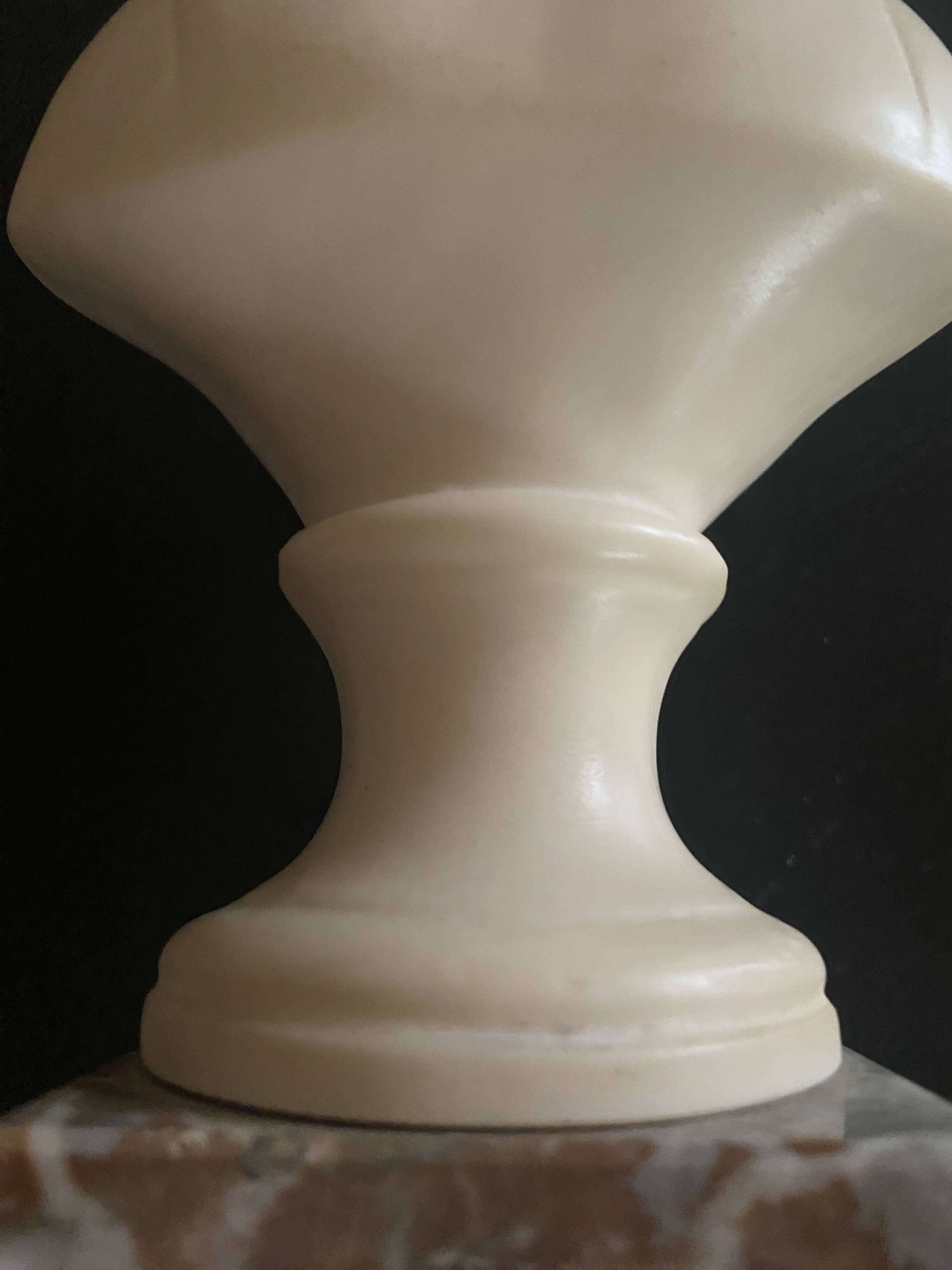 Stone and marble bust, 1950s