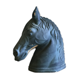 Old plaster horse head