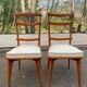 2 chaises scandinaves design italien des années 1960