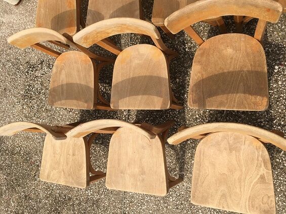 Set of 10 chairs maternal baumann