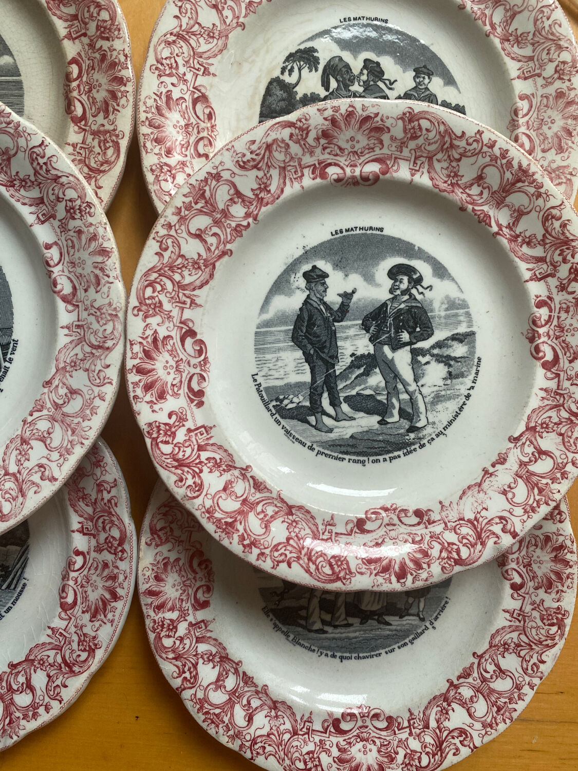 Gien dessert plate series