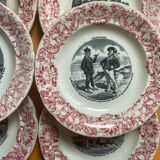 Gien dessert plate series