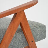 Armchair kompas blue gray mottled