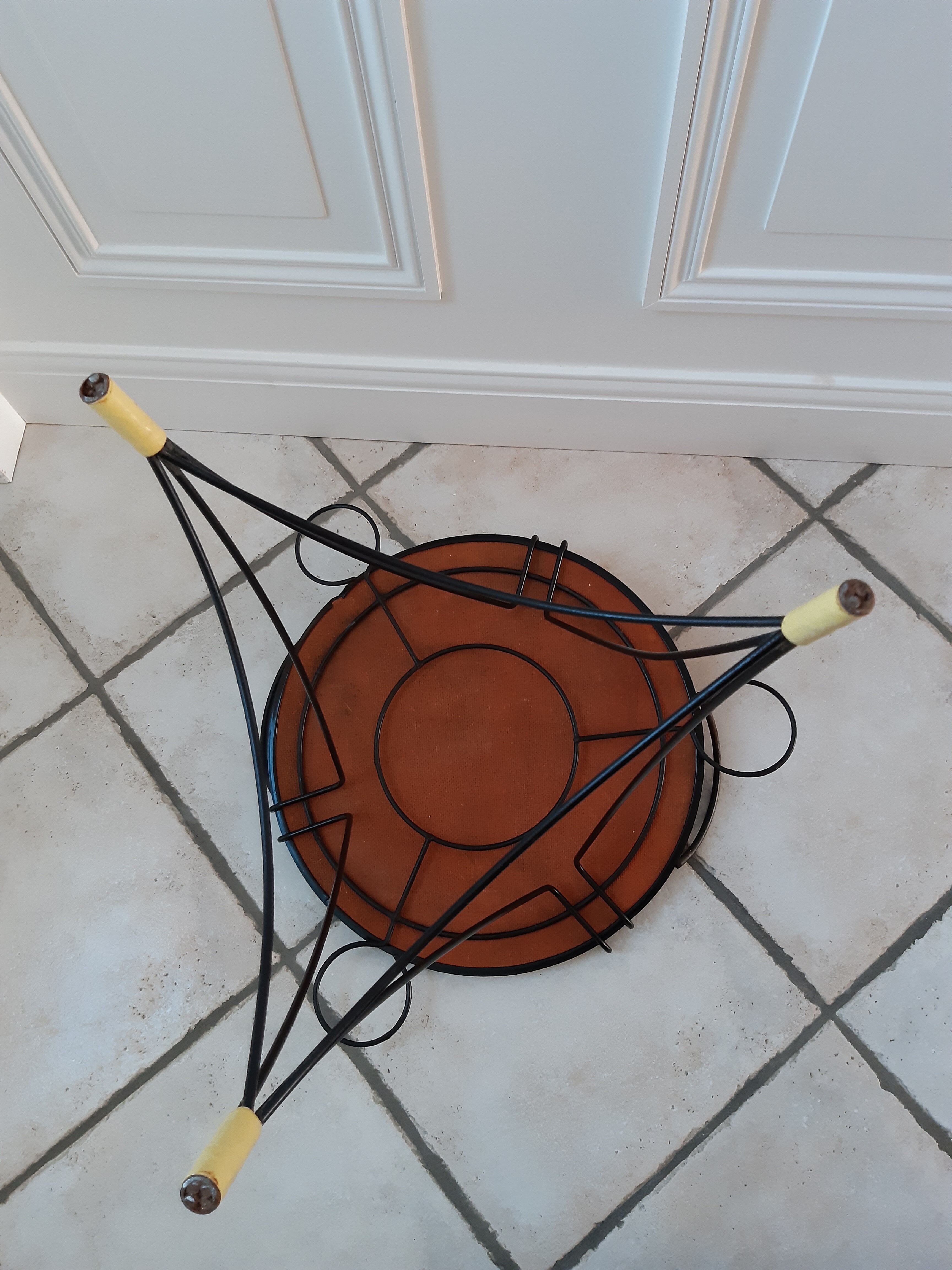 60s fish coffee table