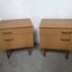 Pair of bedside tables, 1960s