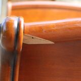 Beech sleigh bed