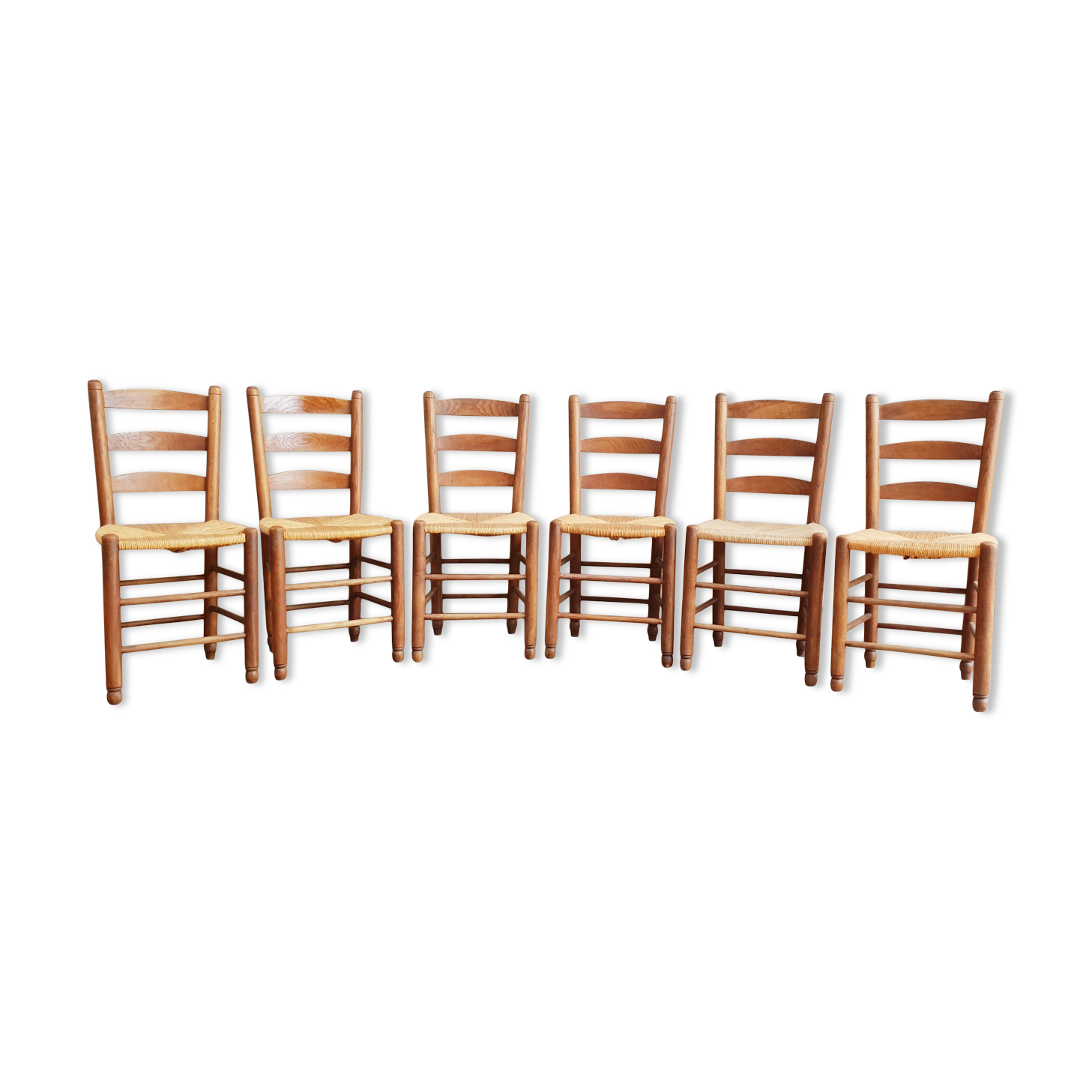 Antique chairs brutalist style