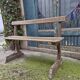 Antique wooden bench, France 19th century