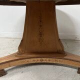 Table a manger de style Charles X en placage de bois d'érable XX siècle