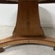 Charles X style dining table in maple wood veneer, 20th century