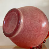 Pair of vintage glass paste ear vases