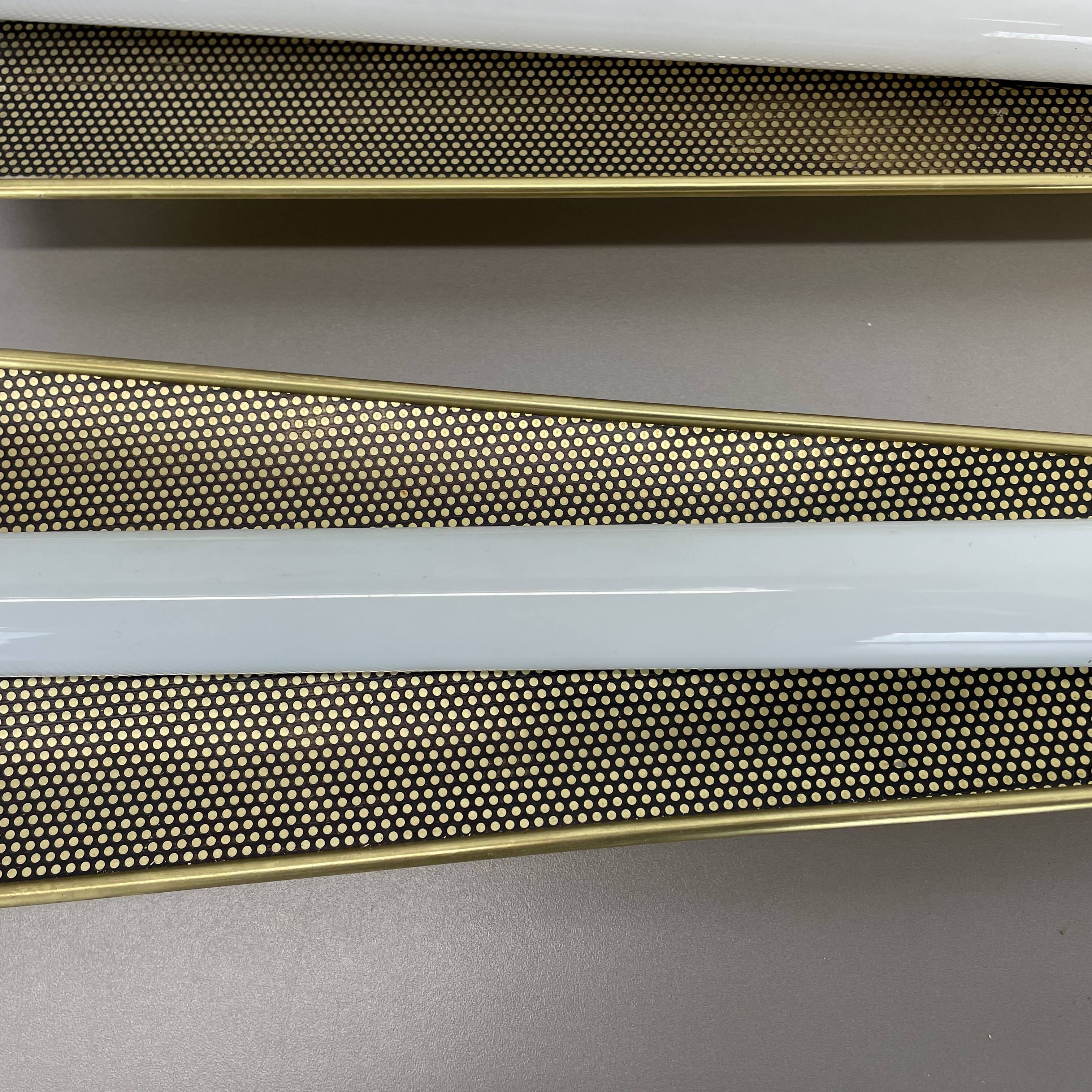 Set of 2 Large 37 cm Honeycomb Theatre Wall Light Elements, Germany, 1950s