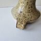 Ceramic stoneware teapot design with pyrite effects, unsigned.