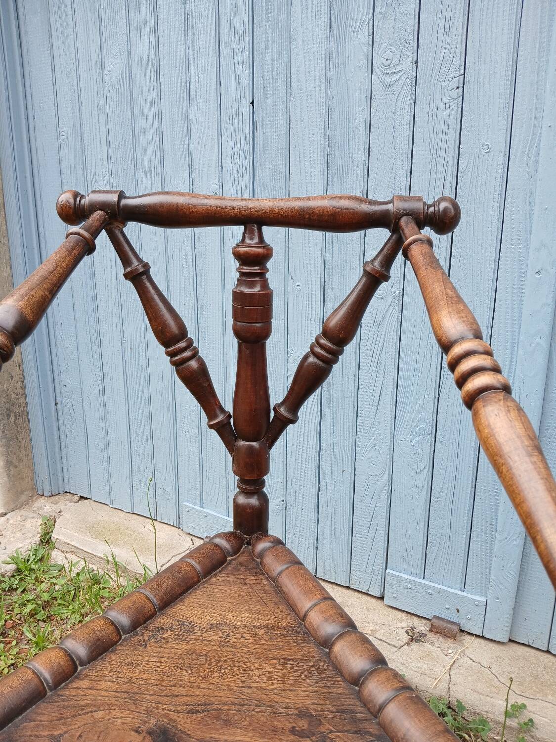 2 antique Scandinavian corner chairs/armchairs