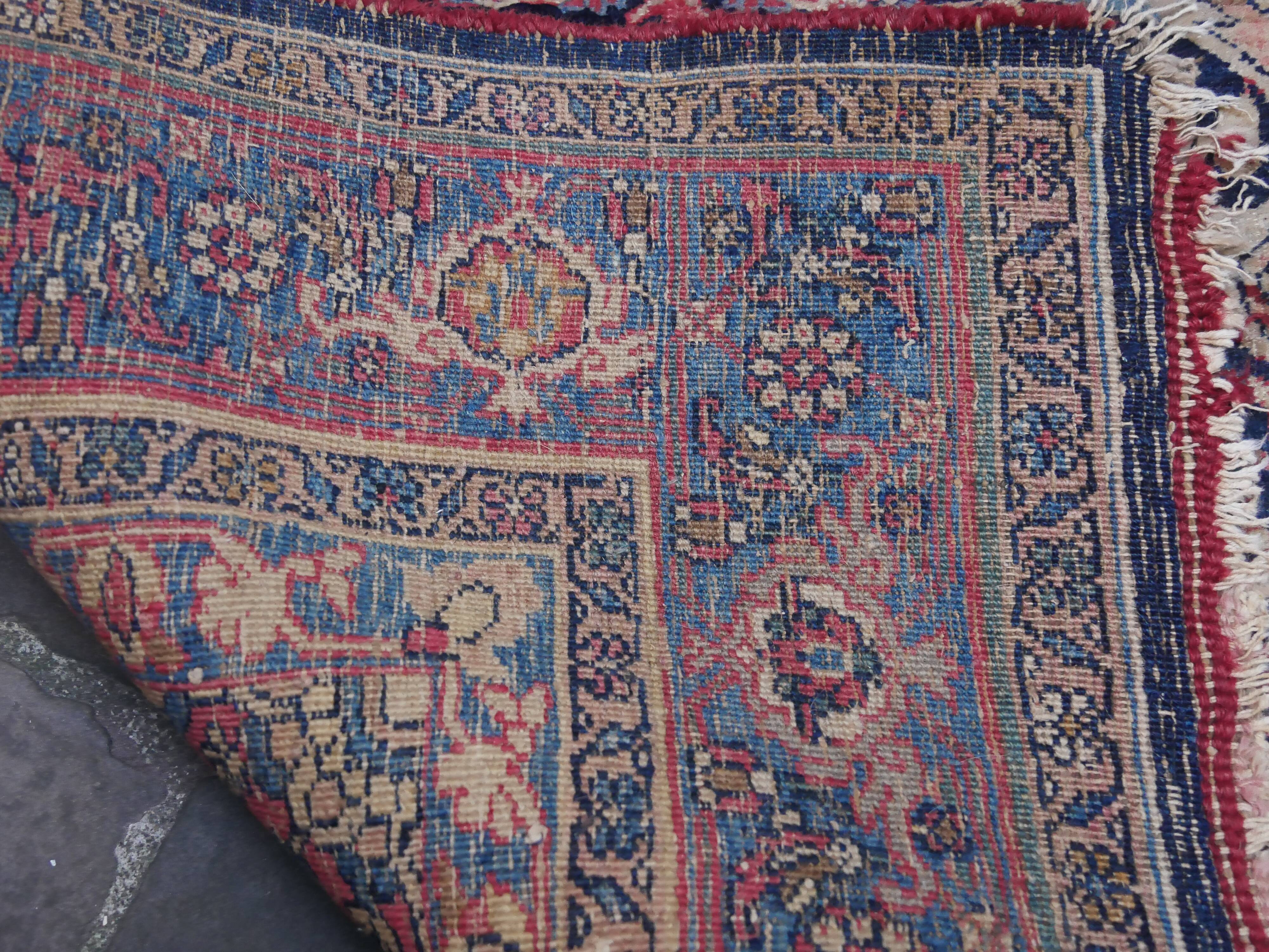 Ancien tapis persan bidjar 196 x 130 CM
