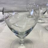 Set of 10 old glasses