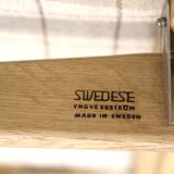 Scandinavian oak armchair, Yngve Ekström, Sweden, 1970