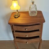 Commode chevet bois style Louis XV