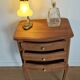 Louis XV style wooden bedside chest of drawers