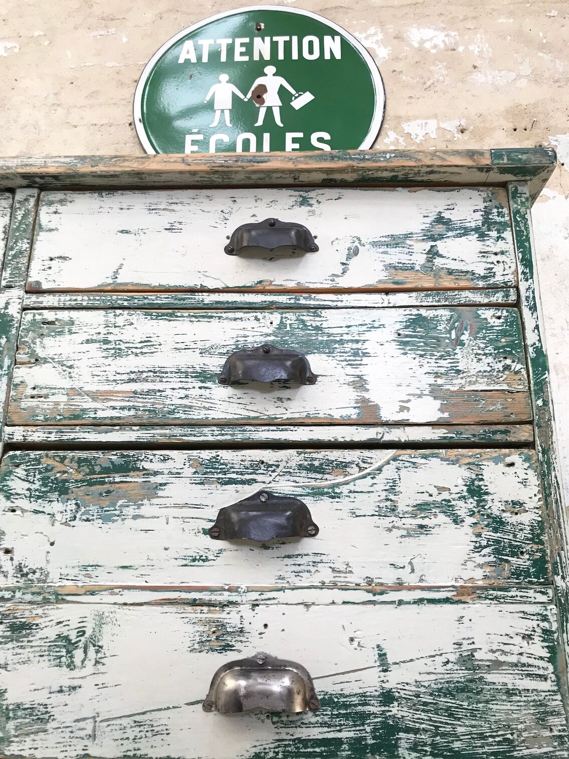 Vintage drawer craft furniture