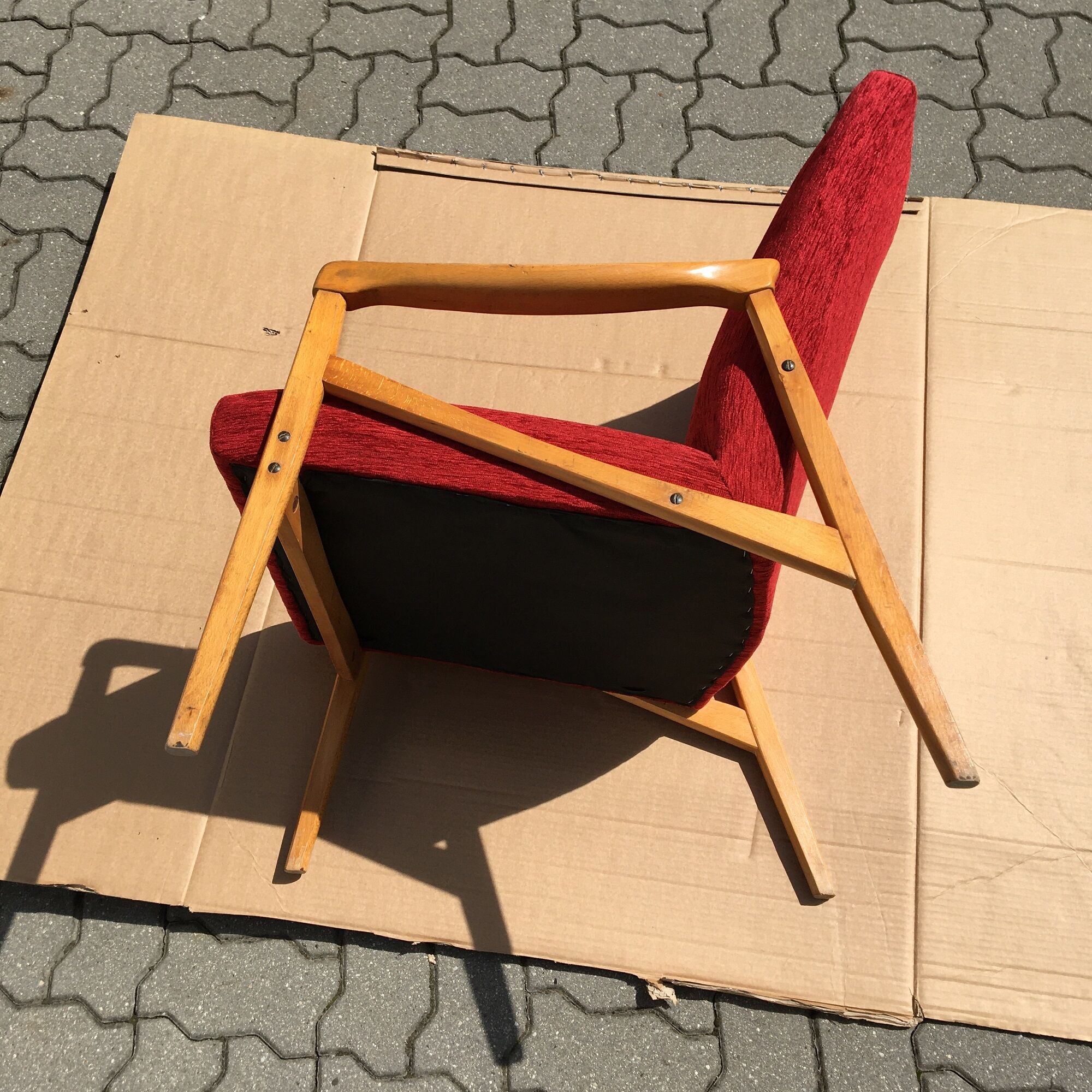 Fauteuil Jiri Jiroutek pour Interier Praha vintage 60s