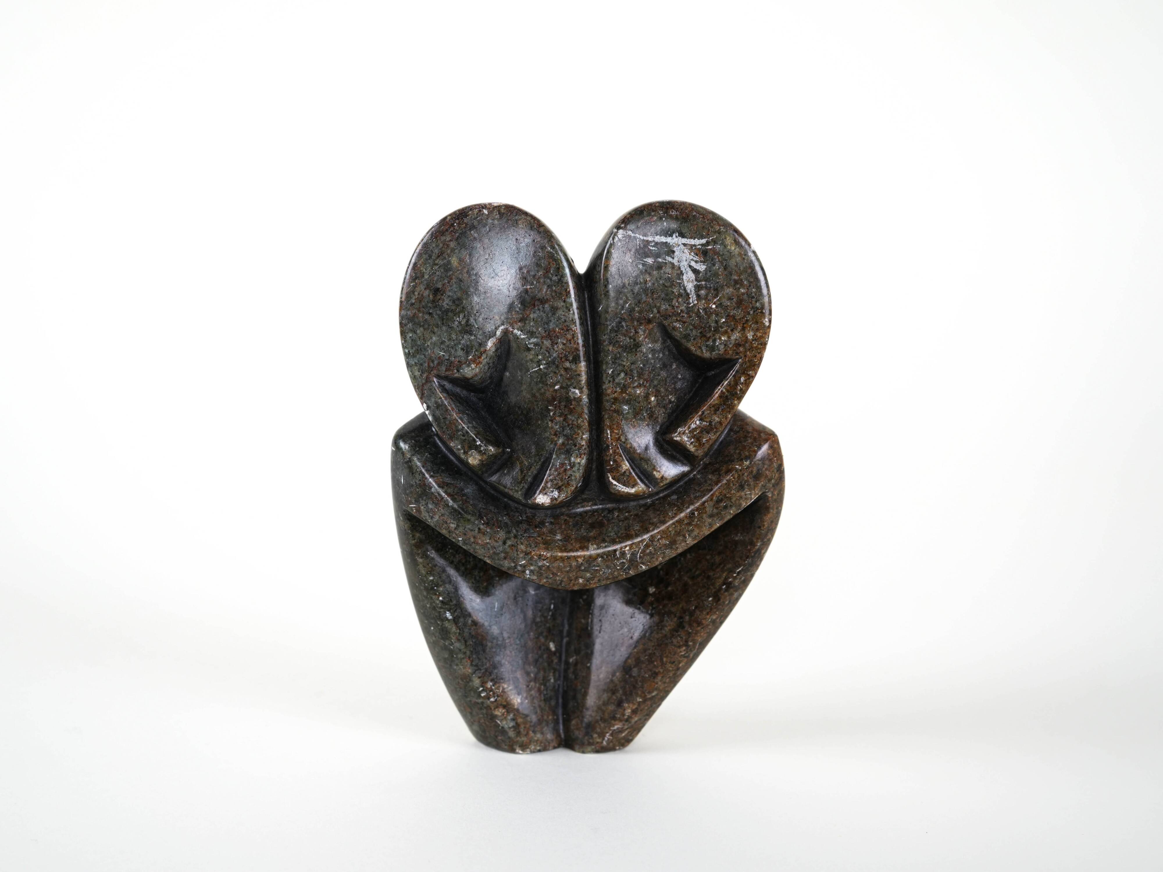 Abstract stone sculpture, Danish design, 1980s, made in Denmark