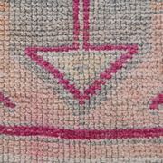3x10 pastel wool vintage runner rug 309x98cm