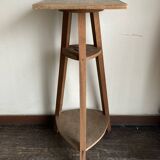 Sculptor's stool with rotating plywood top 1960