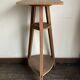 Sculptor's stool with rotating plywood top 1960