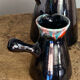 Pitchers and cups, iridescent ceramic, Vallauris
