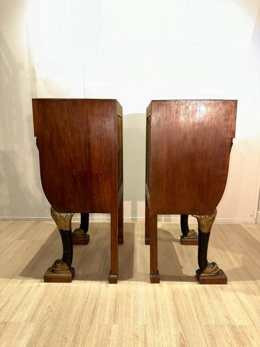 Pair of bedside cabinets