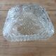 Antique ceiling light in molded glass