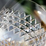 Pair of crystal water glasses from Baccarat model lucullus