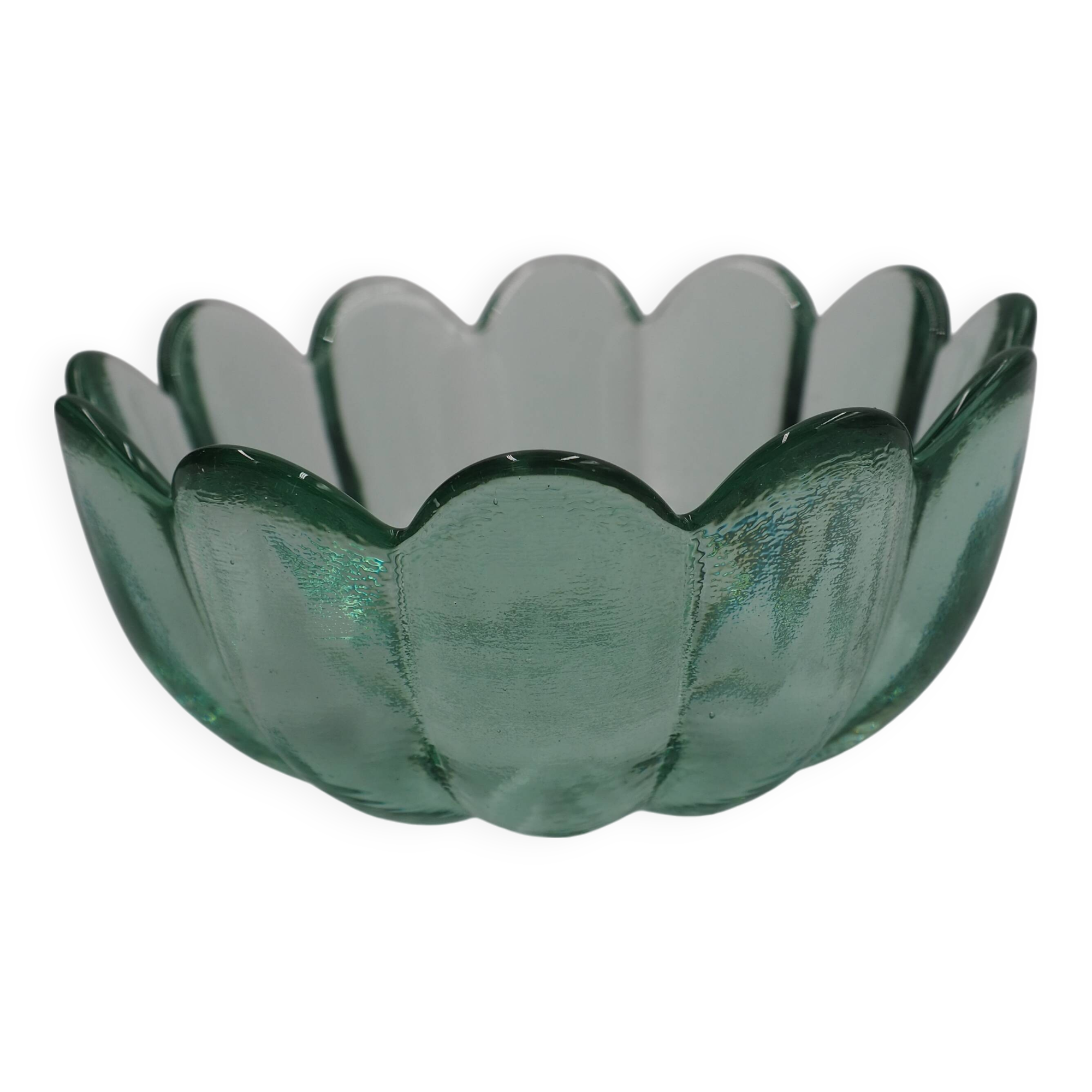 Bol lotus en verre Blenko