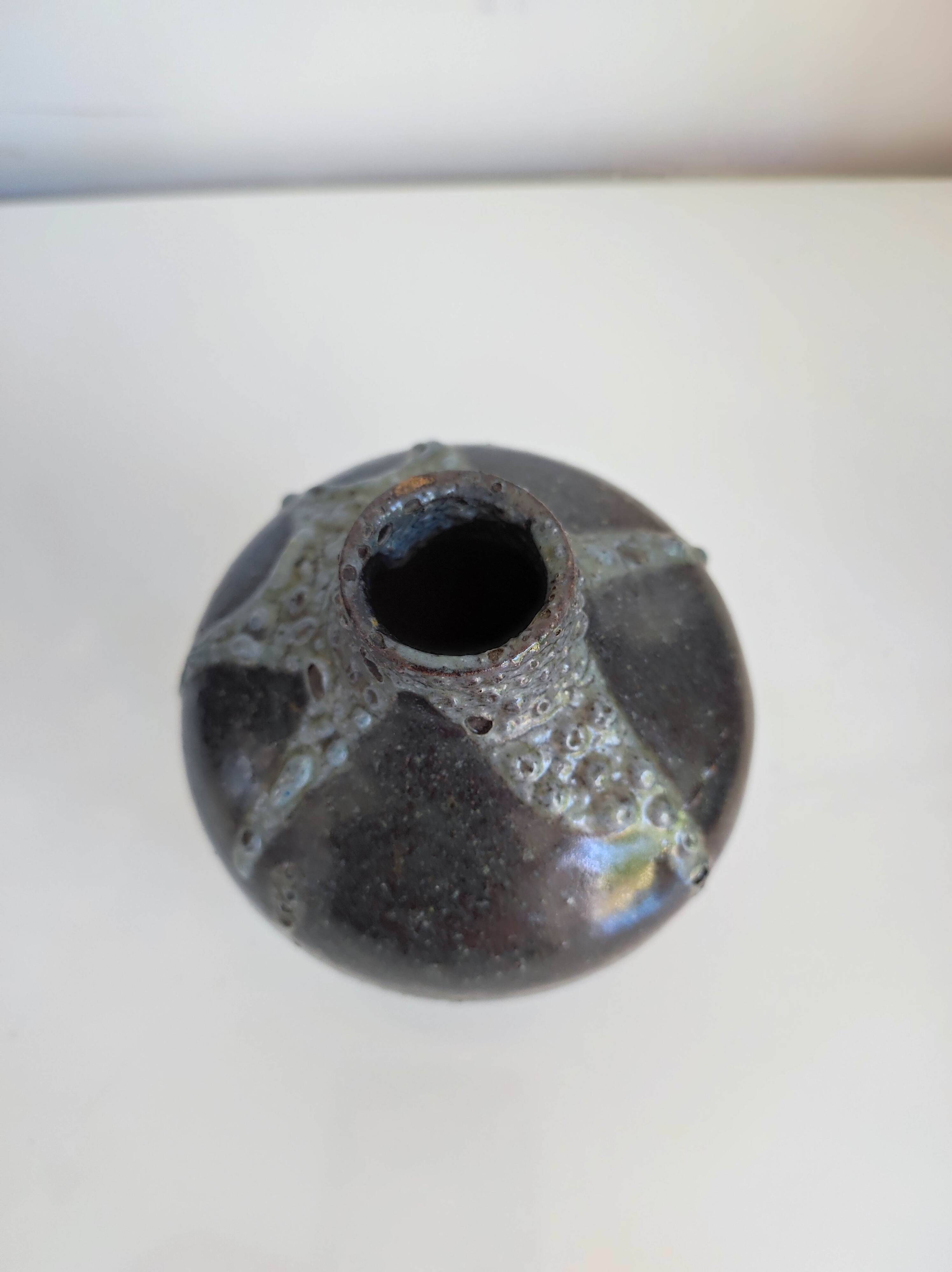 Eugène Lion stoneware vase