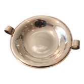 Plat en métal argenté