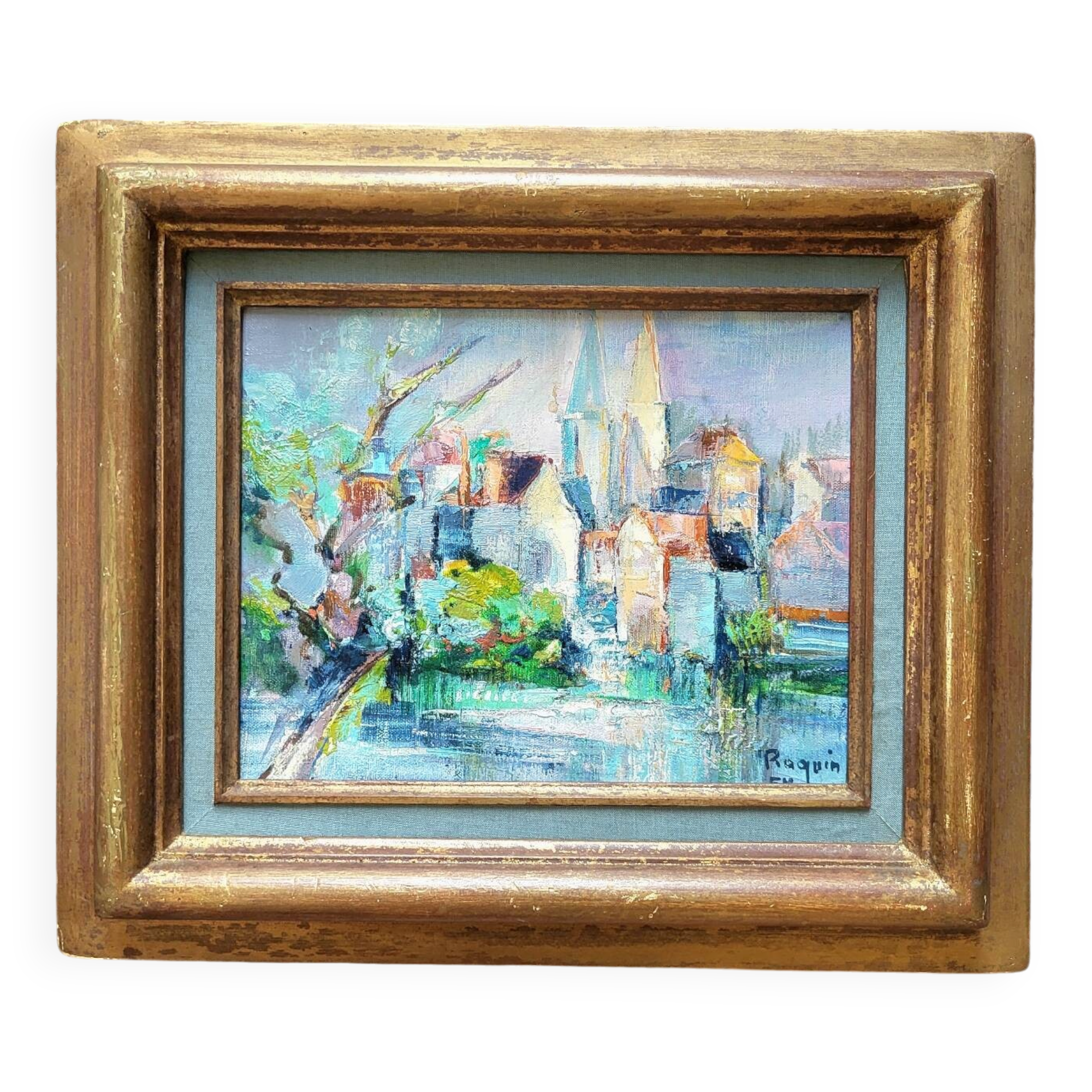 Oil on canvas Post-Impressionist by Iris Raquin