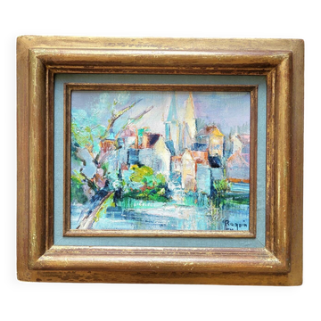 Oil on canvas Post-Impressionist by Iris Raquin