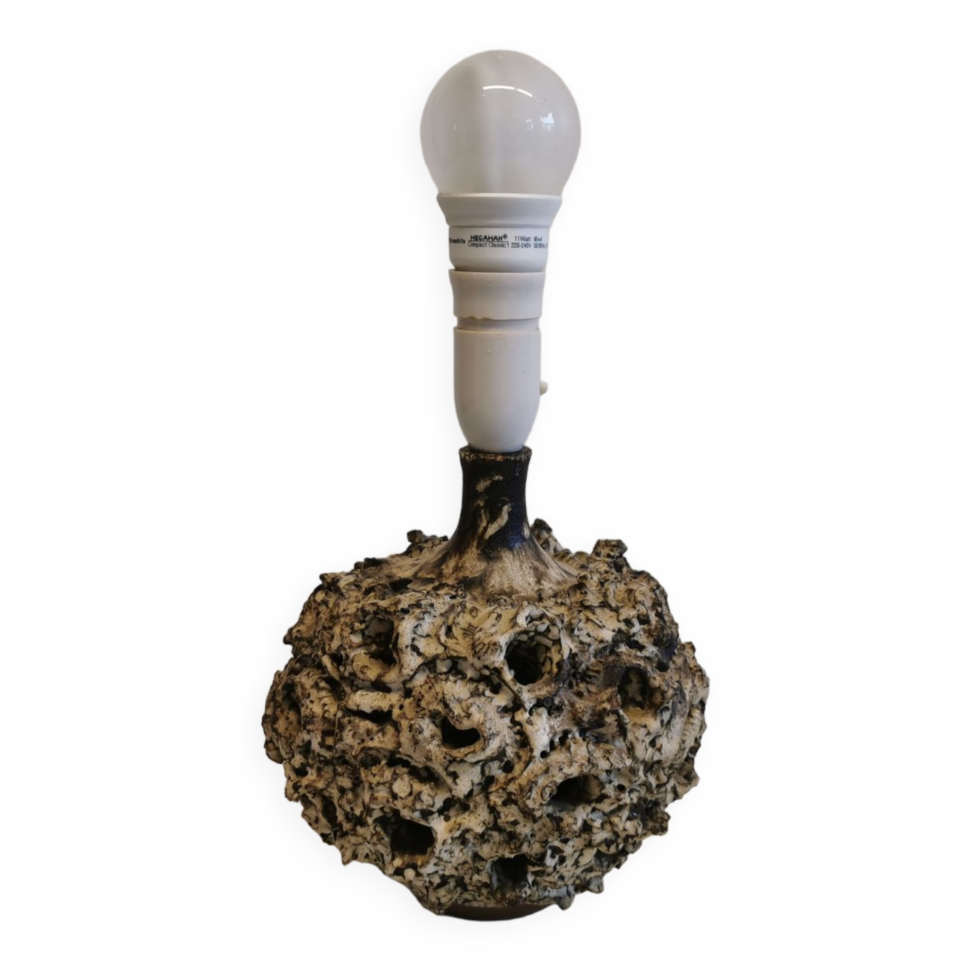 Ceramic table lamp designed by Bodil Marie Nielsen in the 60s.