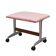 Repose-pieds rose, design danois, années 1960, production : Danemark