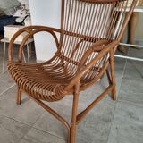 Rattan armchair