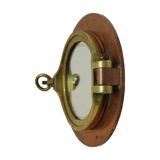 Heavy authentic copper porthole mirror nautical shipping 32cm