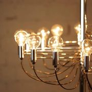 Chandelier in the style of Gino Sarfatti.